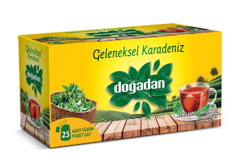 DOĞADAN GELENEKSEL KARADENİZ SÜZEN POŞET ÇAY 2 GR 25"Lİ