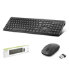 Acer Oak-920 2.4 Ghz Sessiz Tuşlu Kablosuz Klavye Mouse Set Siyah