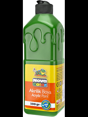 Nova Color 500 Gr Akrilik Boya Yeşil Nc-384
