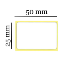 TEKNO 25X50 LASER ETİKET 4400 LÜ BK-2044