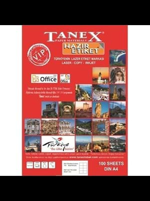 Tanex 79x20 Mm Laser Etiket Tw-2506