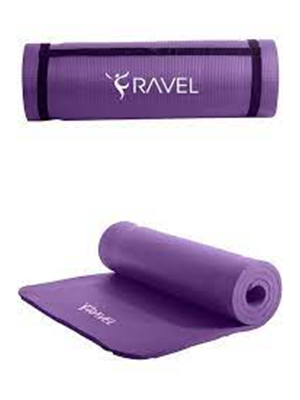 Ravel 180x60x1.5 Cm Foam Pilates Minderi - Yoga Matı Mor Vtr704