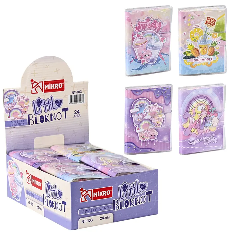 MİKRO A7 CIRTLI NOT DEFTERİ SWEET LOVE NT-103