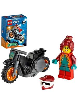 Lego City Fire Stunt Bike Adr-lsc60311
