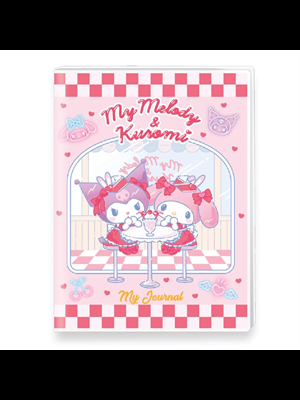 Victorias Journals A7 My Melody ve Kuromi Çizgili Günlük 128 Sayfa 525-1995