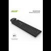 Acer Oak-920 2.4 Ghz Sessiz Tuşlu Kablosuz Klavye Mouse Set Siyah