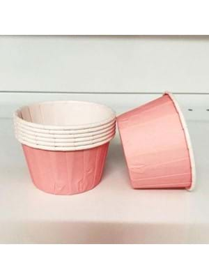 Nedi 40x60 Kağıt Cup Kek Kalıbı 25"li Kapsül No:4 Pembe 11964