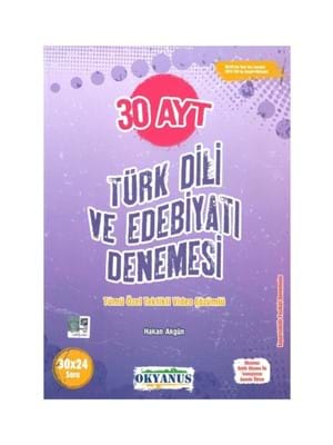 Okyanus Yay.-30 Ayt Türk Dili ve Edebiyatı Denemesi 1920