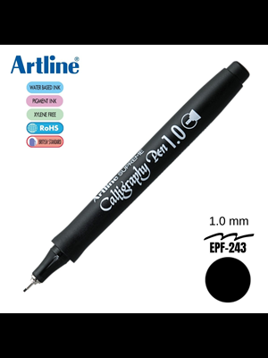 Artline Supreme Calligraphy Kalem 1.0 Siyah Epf-241