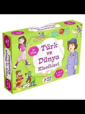TÜRK VE DÜNYA KLASİKLERİ 2. VE 3.SINIF 10 KİTAP - YUVA YAYINLARI