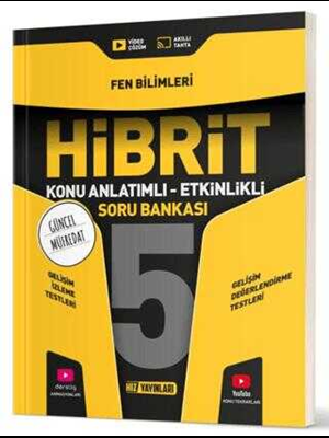 Hız Yay.-5.sınıf Fen Bilimleri Hibrit Konu Anlatımlı Etkinlikli Soru Bankası 2425