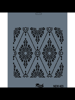 Rich New Seri 25x35 X-large Stencil 423