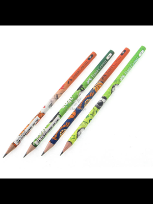 Faber Castell Desenli Spor 2b Kurşun Kalem 5244000060