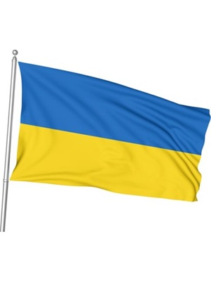 Kale 70x105 Raşel Yabancı Devlet Bayrağı Ukrayna