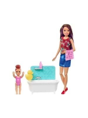 Barbie Bebek Bakıcılığı Oyun Seti Fhy97 Mattel