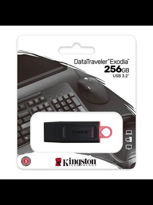 Kingston Dtx-256 Gb Exodia Datatraveler Usb 3.2 Gen 1 256 Gb Flash Bellek