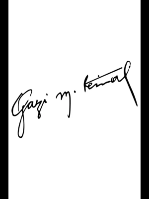 Svn Ata Gazi İmza Folyo Sticker No:1