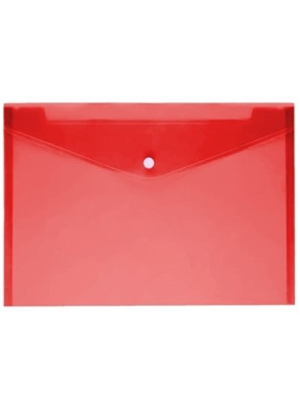 Ticon A4 Çıtçıtlı Zarf Dosya Kırmızı 11034