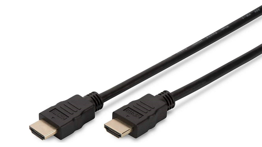 DIGITUS 5MT HDMI BAĞLANTI KABLOSU ALTIN KAPLAMA SİYAH AK-330107-050-S