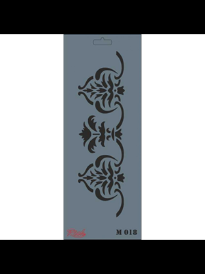 Rich New Seri 11x29 Medium Stencil M-018