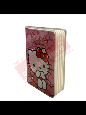 Victorias Journals A7 Hello Kitty Çizgili Günlük 128 Sayfa 525-1999