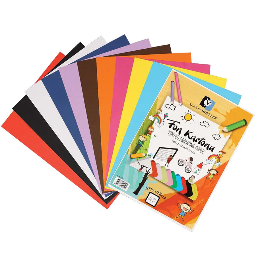 ALEX SCHOELLER 25X35 120 GR DOSYALI FON KARTONU 10"LU ALX-006