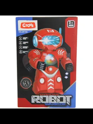 Ctoys Işıklı Sesli Dans Edebilen ve 360 Derece Dönen Robot Zr160