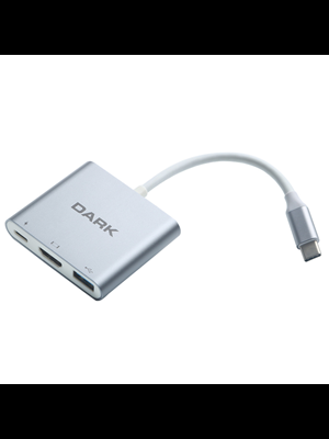 Dark Dk-ac-u31x32 Type-c To Hdmı ve Usb-a Usb-c Çoğaltıcı Adaptör