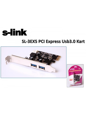 S-link Sl-3ex5 Usb 3.0 2 Port Pcı-express Kart
