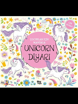 Çocuklar İçin Mandala - Unıcorn Diyarı - Bilgipark Yayınları
