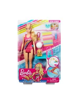 Barbie Seyahatte Yüzücü Barbie Oyun Seti Ghk23
