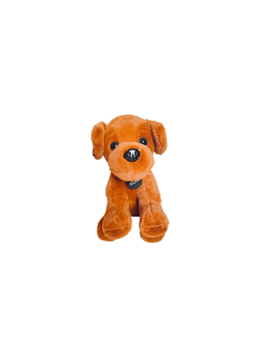 Selay 28 Cm Peluş Badem Köpek Kahverengi 1434