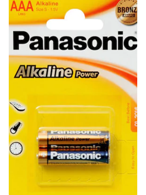 Panasonıc Power Aaa 1.5v Alkalin Pil 2 Li Lr03