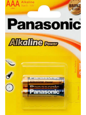 Panasonıc Power Aaa 1.5v Alkalin Pil 2 Li Lr03