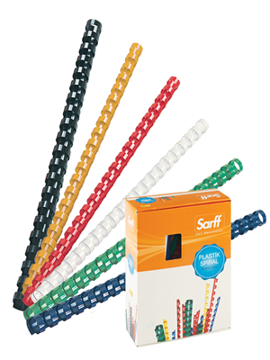 Sarff 10 Mm Plastik Spiral 100 Lü Beyaz 15312017