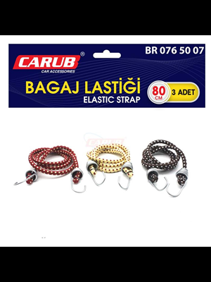 Carub 3lü 80cm Bagaj Lastiği