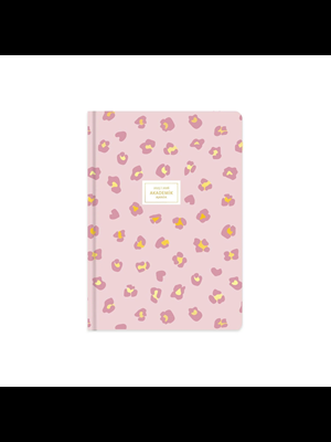 Keskin Color 17x24 Sert Kapak Akademik Ajanda Pembe Leopar 600098-99 (2025-2026)
