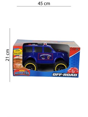 Çlk Toys Oyuncak Araba Mini Monster Jandarma Çlk-278 52718