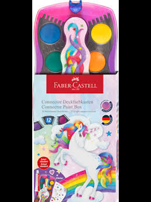 Faber Castell Connector Unicorn Suluboya 12 Li 125035