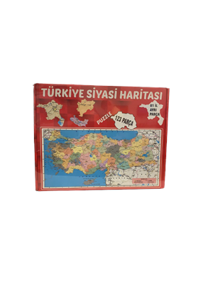 Elif 123 Parça Türkiye Siyasi Puzzle St01731 Kutulu