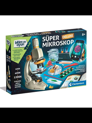 Clementoni Bilim ve Oyun - Süper Mikroskop Cle-64473