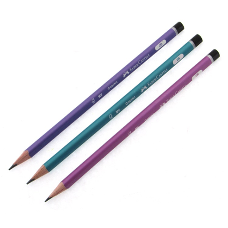 FABER CASTELL 2B ÜÇGEN KOZMİK MERCANLI KURŞUN KALEM 5244000048