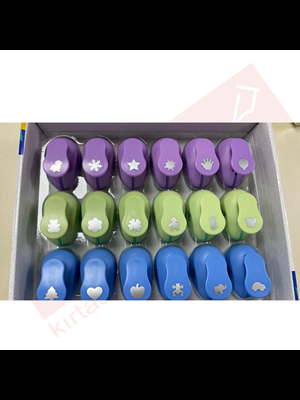 Bubu 3\4" Şekilli Delgeç Karışık Desenler Bubu00019
