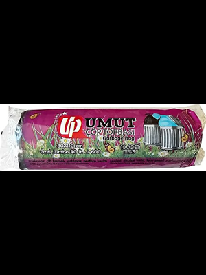 Umut 80x110 Cm Özel Jumbo Boy Çöp Poşeti Siyah 10"lu