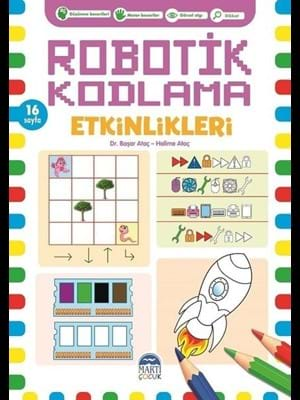 Robotik Kodlama Etkinlikleri 16 Sayfa Mor- Martı Çocuk Yayınları