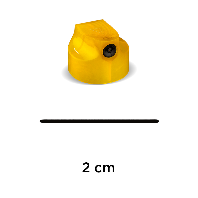 MOLOTOW SPREY BAŞLIĞI 2 CM SARI-SİYAH BAŞLIK CAP N:9022