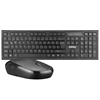 Everest Km-6121 Siyah Kablosuz Q Slim Klavye Mouse Set