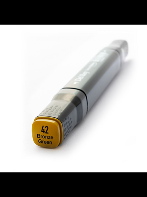 Del Rey Twin Çift Uçlu Marker Kalem Y42 Bronze Green