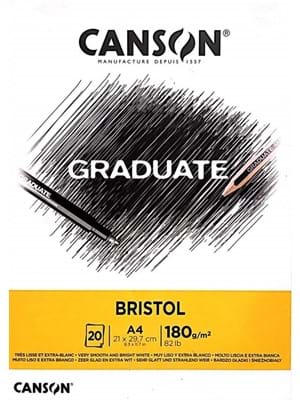 Canson Graduate A4 180 Gr 20sy Bristol Çizim Sketch Defter Cangrad 400127676