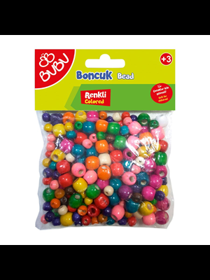 Bubu Mini Yuvarlak Boncuk Renkli Karışık Boy Bn0004